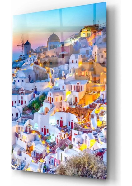 Marsilyan- Santorini Cam Tablo fiyatları