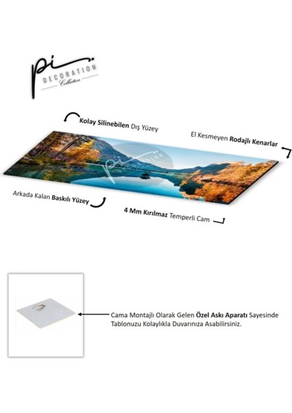 Manzara Panoramik Cam Tablo