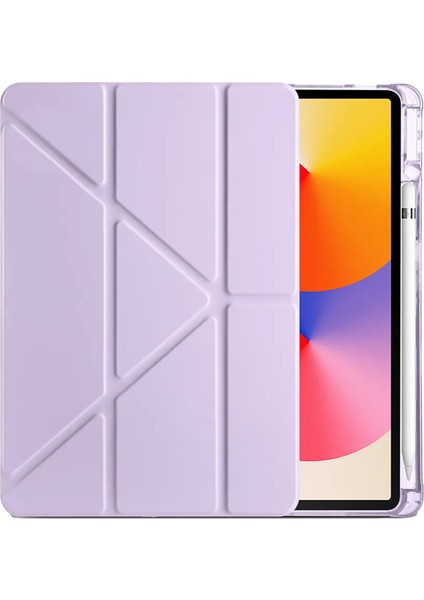 Samsung Galaxy S6 Lite P610 / P613 / P620 Uyumlu Origami Kalem Bölmeli Arkası Yumuşak Silikon Kılıf modelleri
