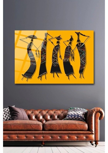 - Afrika Cam Tablo Duvar Dekarasyonu