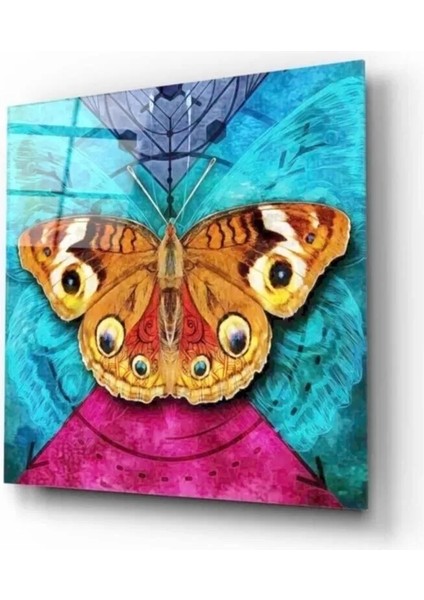 Kelebek Cam Tablo 50 x 50 cm fırsatları