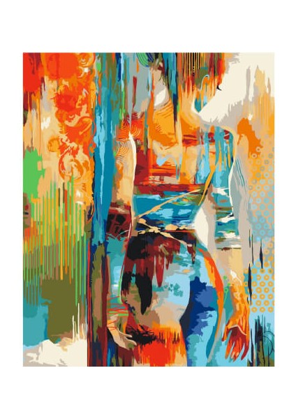 Canvas Tutku 6 Sayılarla Boyama Seti Kasnaklı 40 x 50 cm indirimleri