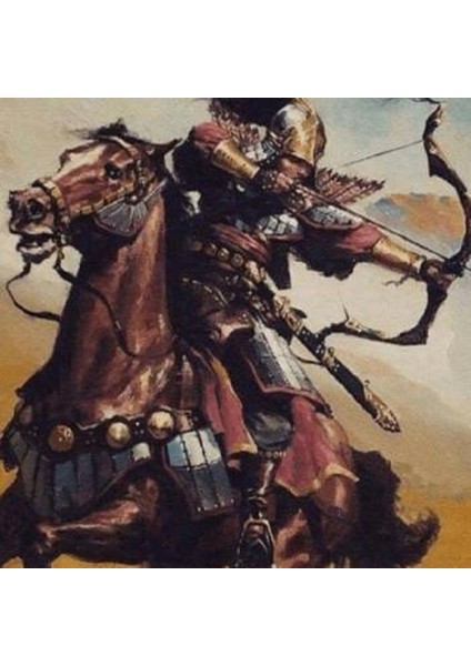 Canvas Savaşçı Sayılarla Boyama Seti Kasnaklı 40 x 50 cm indirimleri