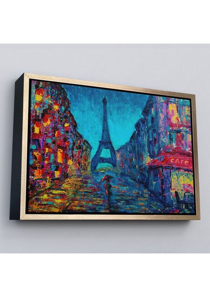 Çerçeveli Fransa Paris Sokakları Duvar TABLOSU-1219 modelleri