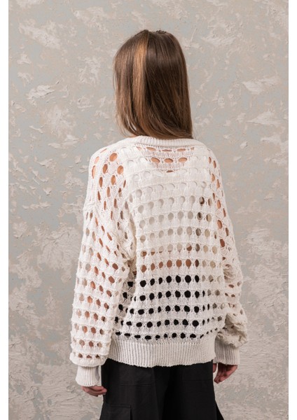 Songülberik Kız Çocuk File Detaylı Bluz modelleri