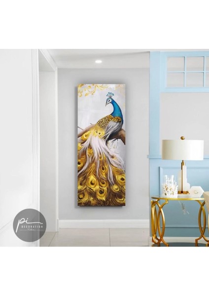 Marsilyan- Tavuskuşu Panoramik Cam Tablo