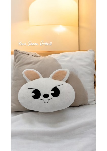 Skzoo Lebbit Peluş Yastık, Sevimli Yastık 35 cm