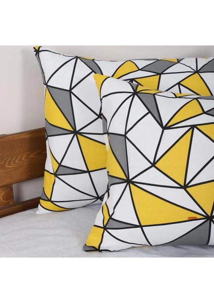 Desenli Yastık Kılıfı 2 Li 50 x 70