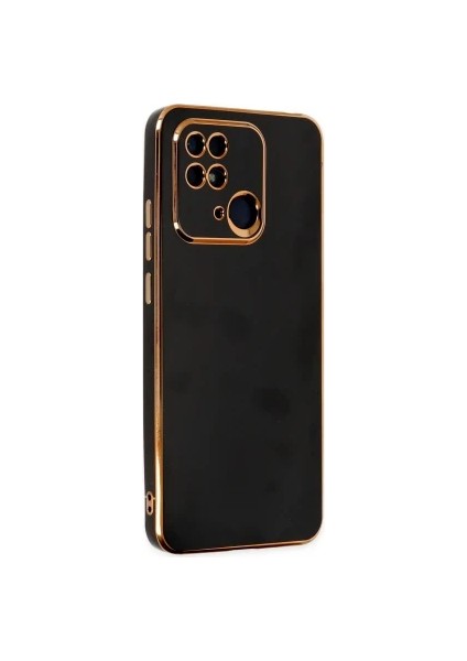 Asmobıle Şanzelize Serisi Redmi 10C Uyumlu Kılıf – Parlak Silikon, Şık ve Darbeye Dayanıklı Tasarım, Sınırlı Sayıda Siyah & Beyaz Renk