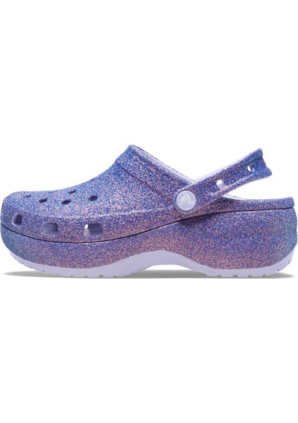 Platform Irid Glitter Clog