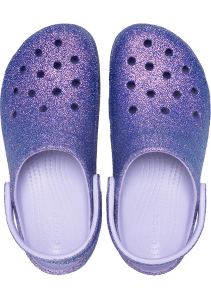 Platform Irid Glitter Clog