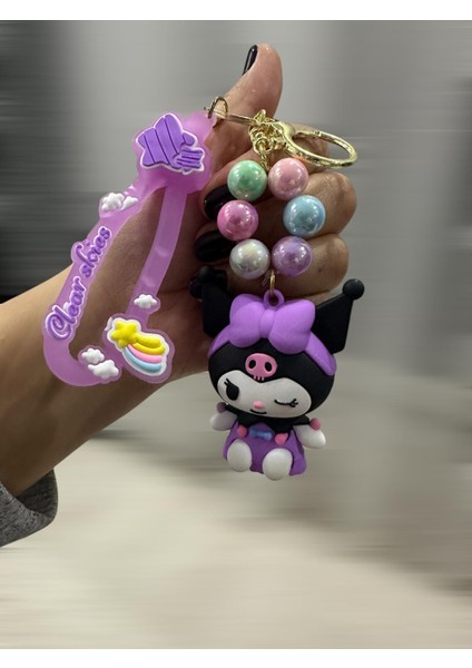 3D Kuromi Silikon Anahtarlık ve Çanta Aksesuarı fiyatları
