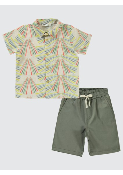 Erkek Çocuk Takım 2-5 Yaş Açık Haki