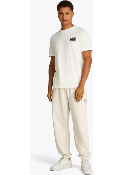 Bisiklet Yaka Ekru Erkek T-Shirt DM0DM20814YBL Tjm Reg Dna Graphıc