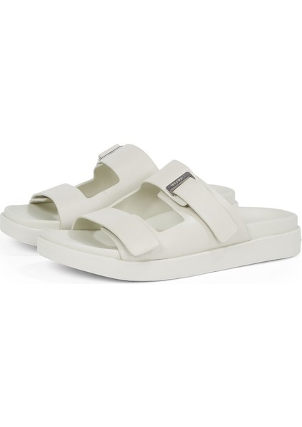 Kırık Beyaz Kadın Terlik HW0HW02489 modelleri