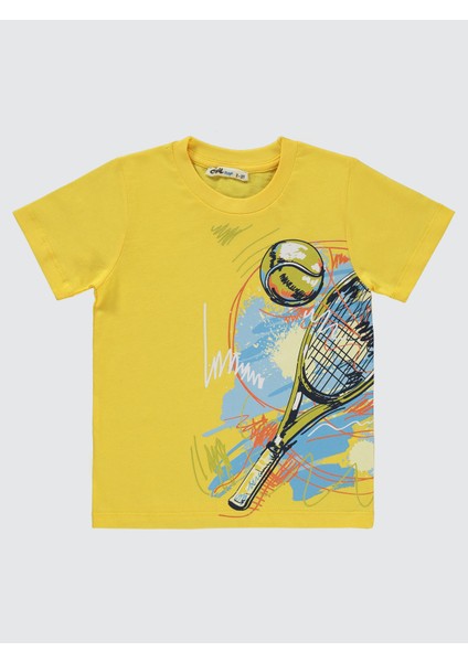 Erkek Çocuk Takım 2-5 Yaş Sarı modelleri