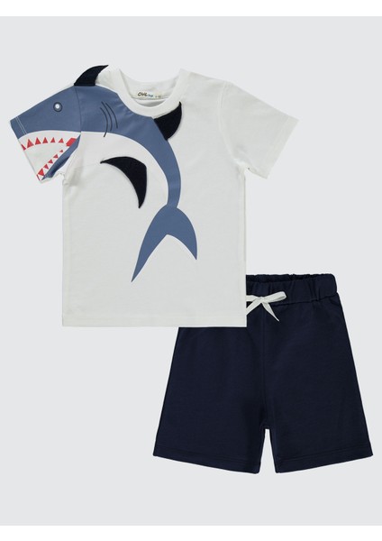 Erkek Çocuk Takım 2-5 Yaş Beyaz