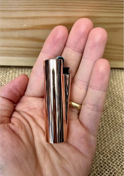 Clipper Parlak Rose Gold Taşlı Çakmak fiyatları