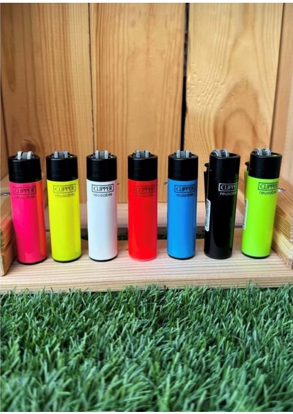 Clipper Koleksiyonculara Özel Taşlı Çakmak 7 Adet