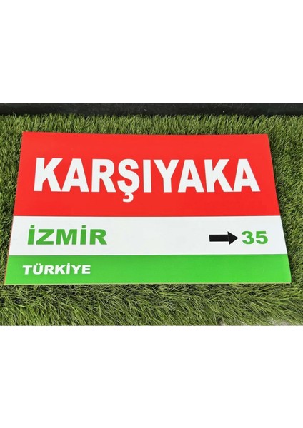 Izmir Karşıyaka Mdf Poster 20X30