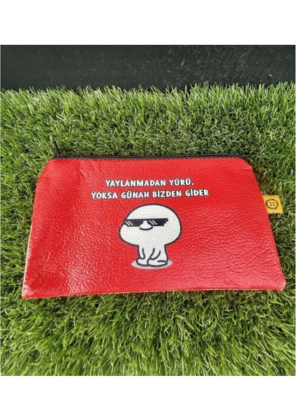 Eğlenceli Funny Deri Cüzdan