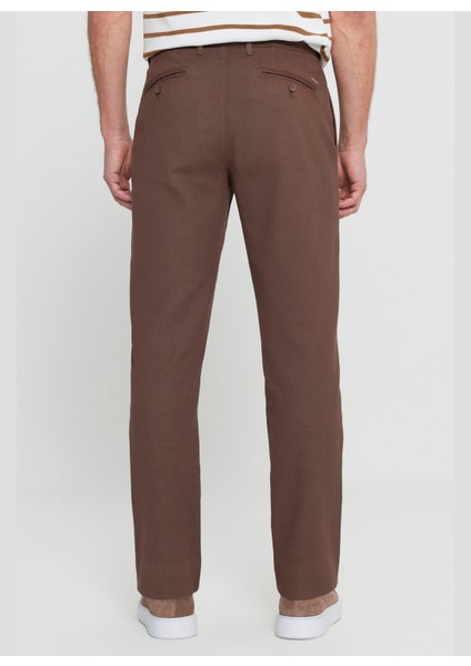 Normal Bel Normal Paça Comfort Fit Vizon Erkek Pantolon ACE001252190_VIZ