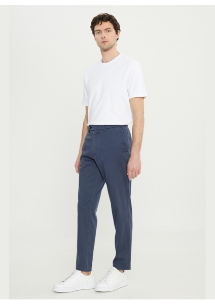 Normal Bel Normal Paça Slim Fit Indigo Erkek Pantolon ACE001252091_ING