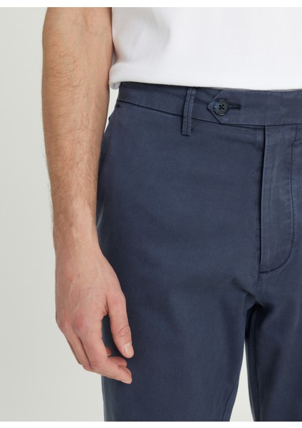 Normal Bel Normal Paça Slim Fit Indigo Erkek Pantolon ACE001252091_ING