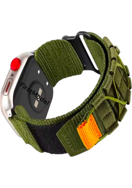 Huawei Watch Fit 3,4,4 Pro Uyumlu Premiumipli Örgü Bant Kordon Haki