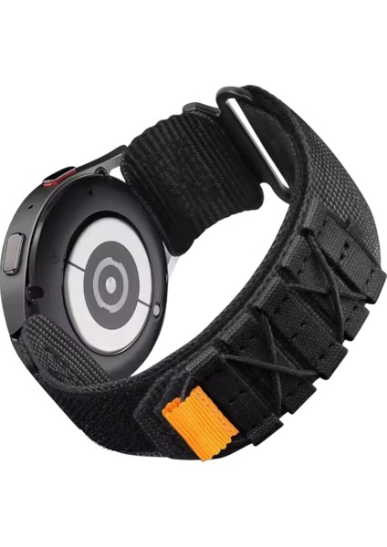 20 mm Universal Premium Ipli Örgü Bant Kordon Siyah