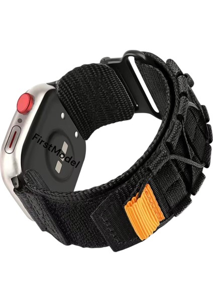 Huawei Watch Fit 3,4,4 Pro Uyumlu Premium Ipli Örgü Bant Kordon Siyah