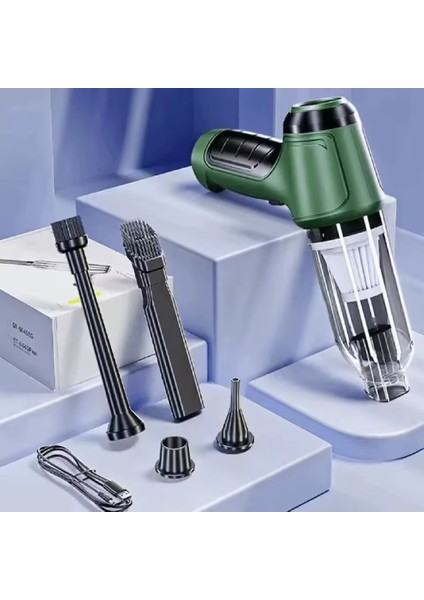 Air Blower Kablosuz Araba ve Ev Süpürgesi (12000PA Emiş Gücü)