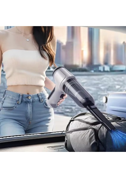 Air Blower Kablosuz Araba ve Ev Süpürgesi (12000PA Emiş Gücü)