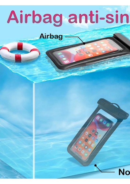 Su Geçirmez Telefon Kılıf Kab Universal Waterproof Ipx Uyumlu Iphone /0ppo /huawei /samsung / Xiaomi indirimleri