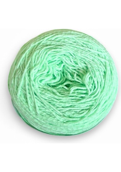 Celadon Pastel Fıstık Yeşili 7 Kat Viskon Koton Sargılı El Örgü İpi (200 Gr.) fiyatları