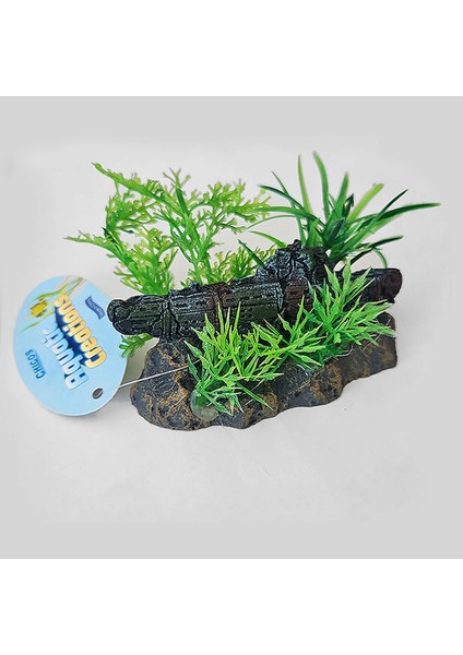 Akvaryum Dek. Polyester Denizaltı 8,7 x 4 x 6,2 cm 11
