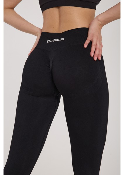 Drop Kalçası Büzgülü Kalça Şekillendirici Push Up Toparlayıcı Kadın Spor Tayt