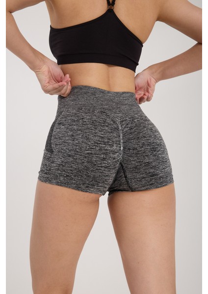 Drop Kalçası Büzgülü Kalça Şekillendirici Push Up Toparlayıcı Kadın Spor Tayt