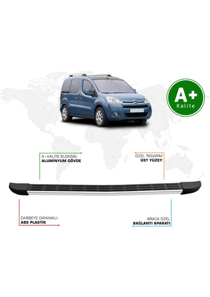 Citroen Berlingo Arka Basamak 2008 – 2018 Model S-Line