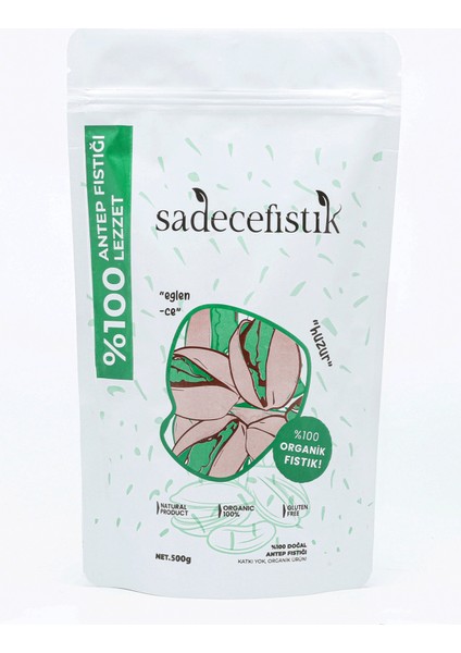 Kabuklu Ağaç Altı Antep Fıstığı 500 gr Özel Paket