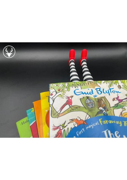 Wizard of Oz Temalı Kitap Ayracı – 3D Baskı PLA Malzeme | Kırmızı Ayakkabı Tasarım | El Yapımı Masalsı Kitap Aksesuarı | 13x5 cm fiyatları