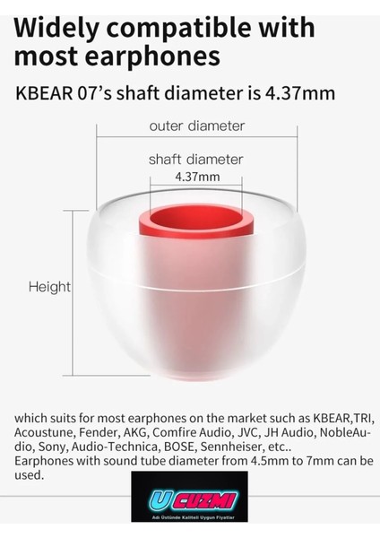 Philips SHE355BK Kulaklık Tıpası Pedleri 6 Adet Silikon Kulak Içi Uçları L/m/s Evrensel Uyumlu fiyatları