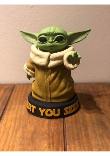 Baby Yoda Figür Baby Yoda Renkli Figür