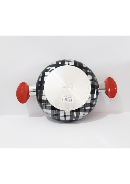 22 cm Desenli Teflon Tava Yumurta Melemen Tavası Pişirme Tava
