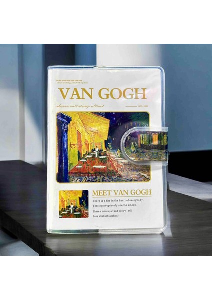 Van Gogh Çizgili Not Defteri, Starry Night, Almond Blossom, Mini Defter