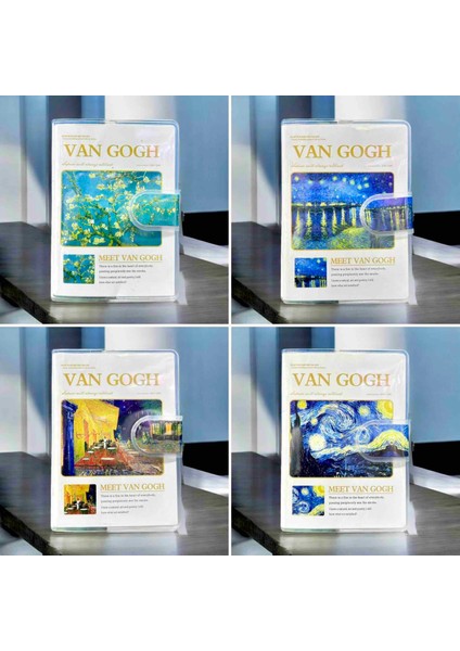 Van Gogh Çizgili Not Defteri, Starry Night, Almond Blossom, Mini Defter indirimleri