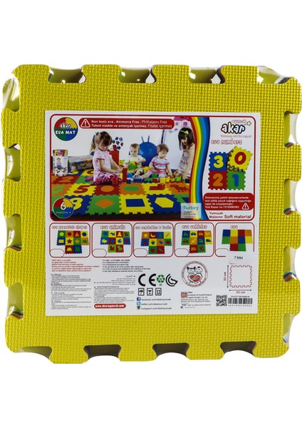 90- 986 Eco Eva 33X33 Rakamlar 7mm fırsatları