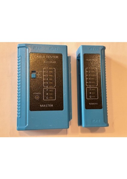 Internet Kablosu Test Cihazı RJ45 Tester RJ11 Tester Telefon Kablosu Test Cihazı