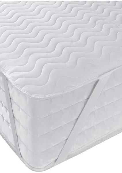 Sıvı Geçirmez Kapitoneli Alez 220 x 200 cm Çift Kişilik Köşe Lastikli