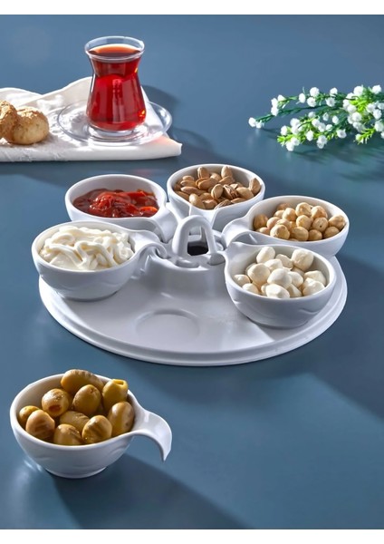 6'lı Melamin Kahvaltılık, Çerezlik